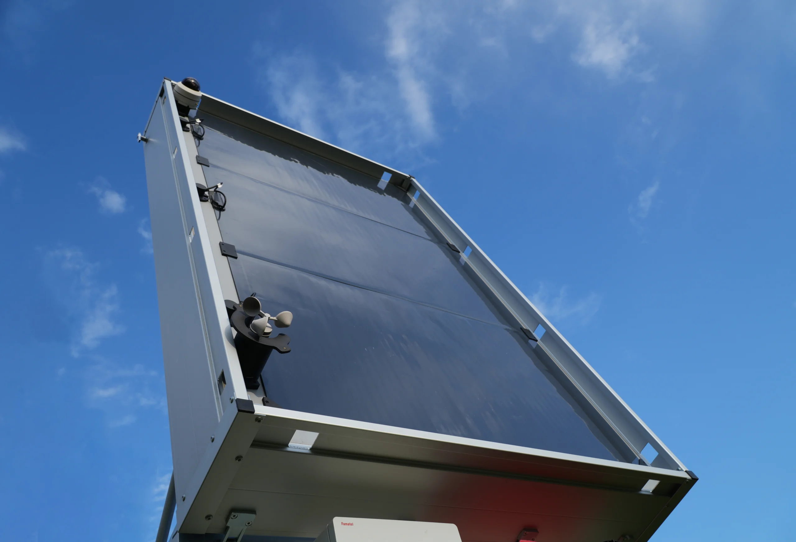 Trailer door and power access