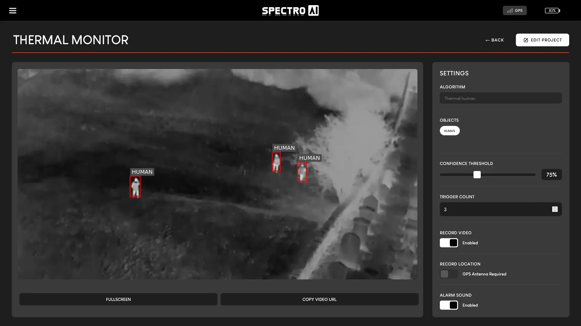 Thermal Detection Algorithm