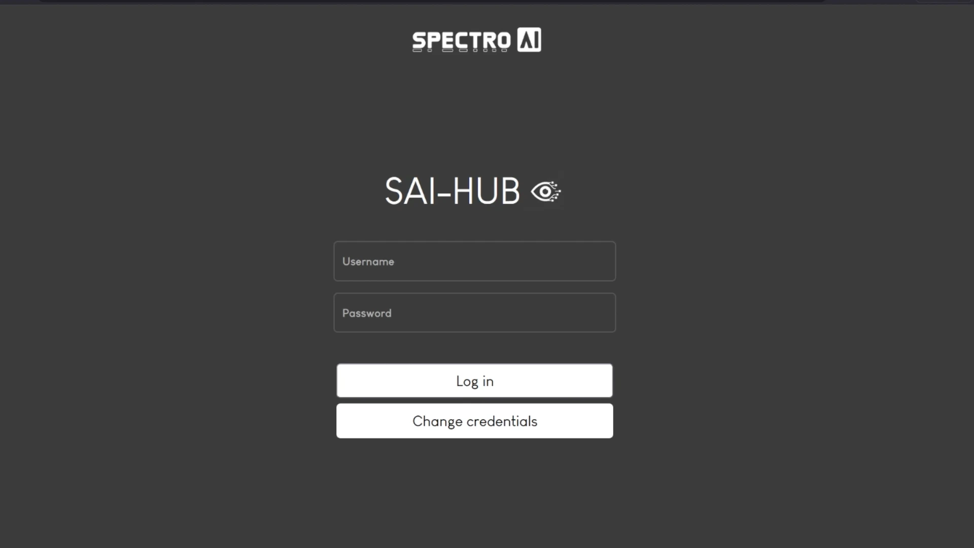 SAI-HUB DD login page