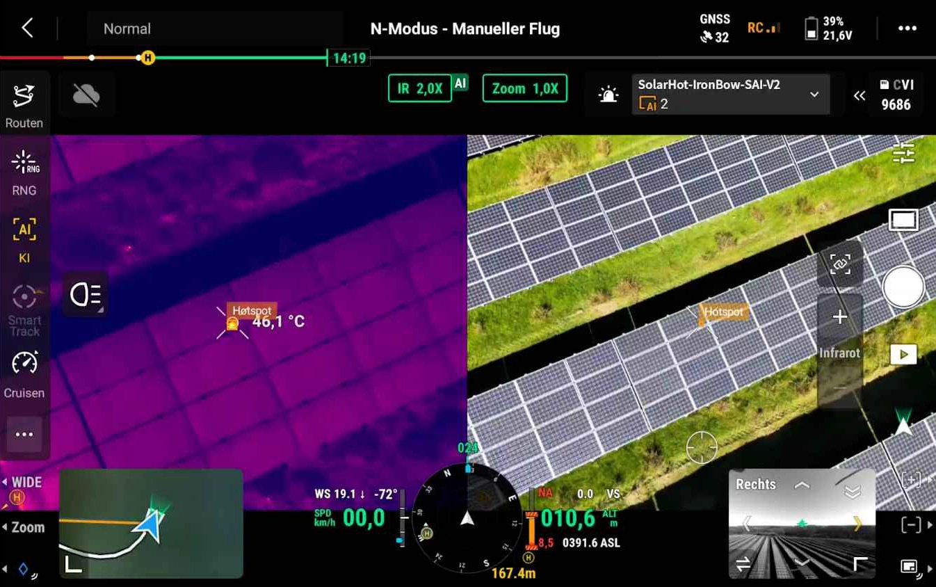 Solar Thermal Hotspot Detection