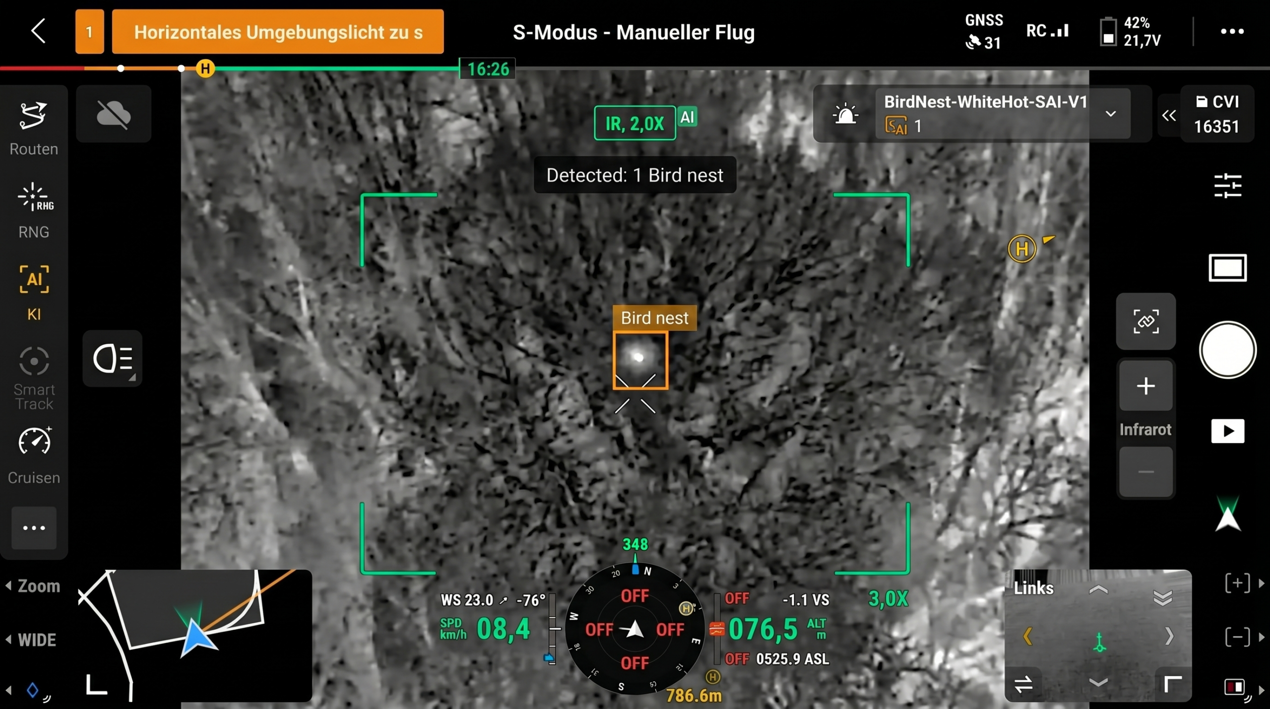 Thermal Bird Nest Detection
