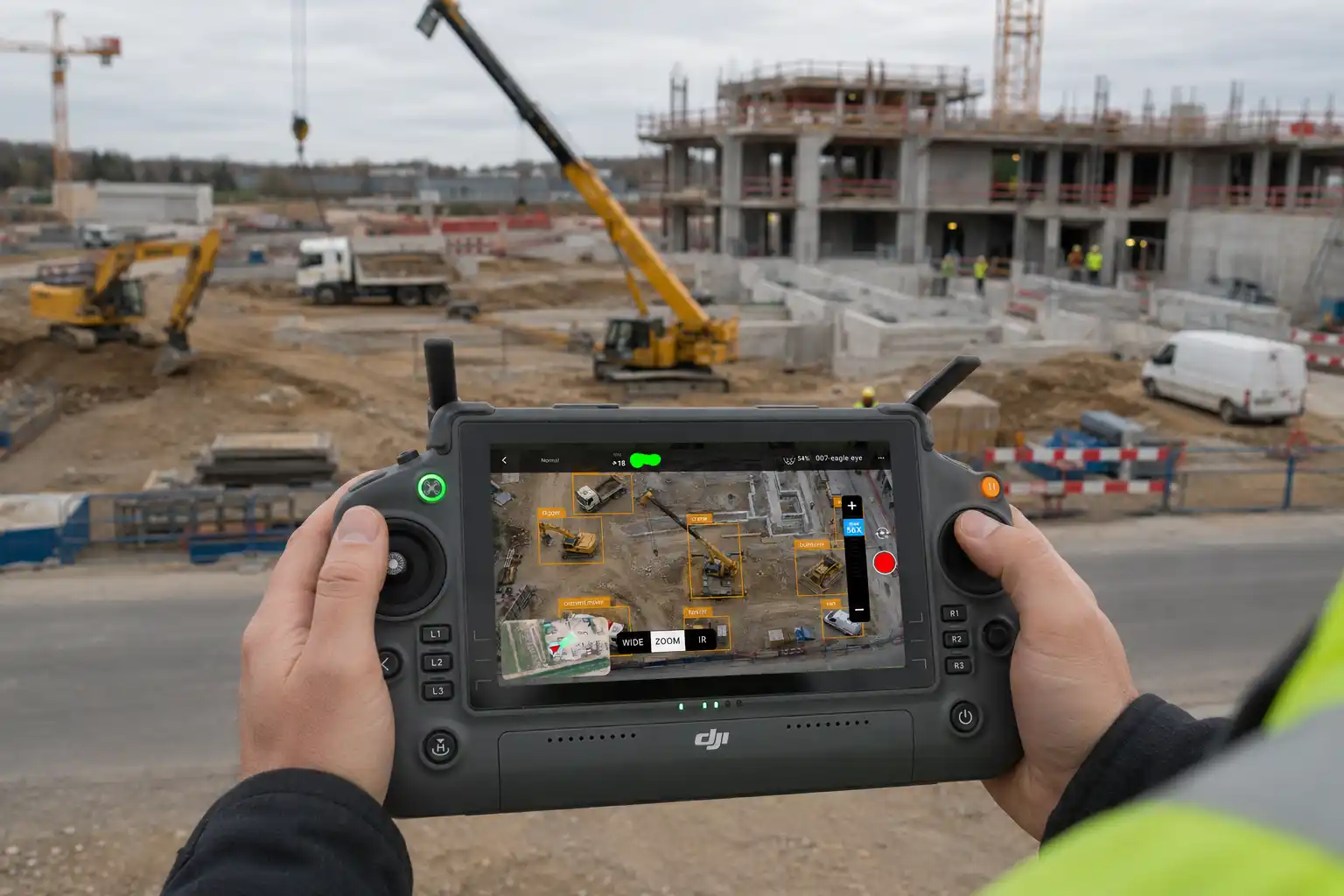 In-flight construction detection